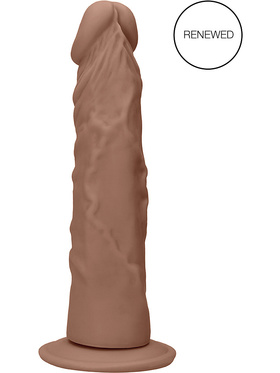 RealRock Skin: Realistic Dildo, 21.5 cm, brown