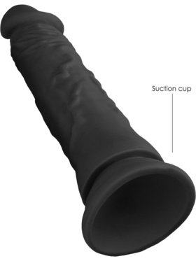 RealRock Skin: Realistic Dildo, 21.5 cm, black