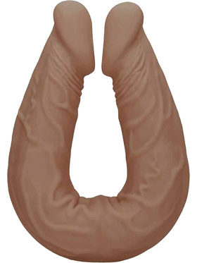 RealRock Skin: Double Dong, 36 cm, brown