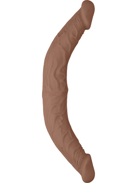 RealRock Skin: Double Dong, 36 cm, brown