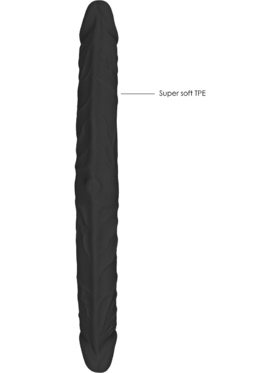 RealRock Skin: Double Dong, 36 cm, black