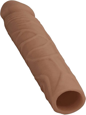 RealRock Skin: Penis Extender, 17.5 cm, brown