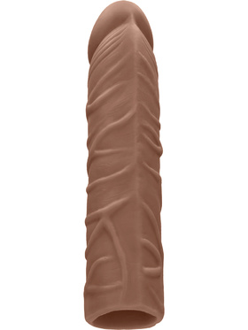 RealRock Skin: Penis Extender, 17.5 cm, brown