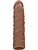 RealRock Skin: Penis Extender, 17.5 cm, brown