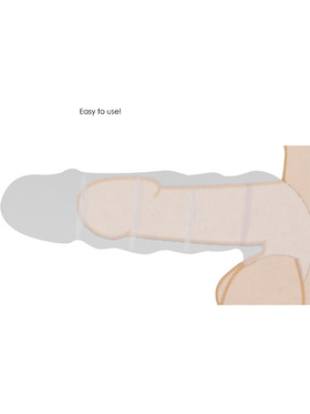 RealRock Skin: Penis Extender, 17.5 cm, brown