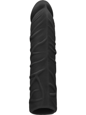 RealRock Skin: Penis Extender, 17.5 cm, black