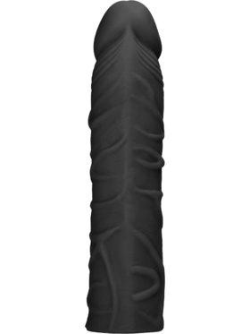 RealRock Skin: Penis Extender, 17.5 cm, black