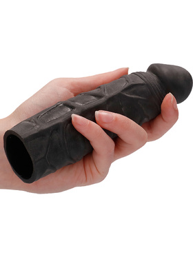 RealRock Skin: Penis Extender, 17.5 cm, black