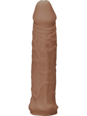 RealRock Skin: Penis Extender, 17 cm, brown