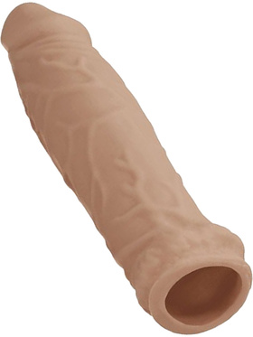 RealRock Skin: Penis Extender, 17 cm, brown