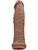 RealRock Skin: Penis Extender, 17 cm, brown