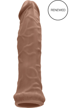 RealRock Skin: Penis Extender, 17 cm, brown