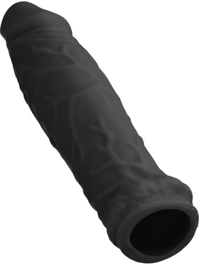 RealRock Skin: Penis Extender, 17 cm, black