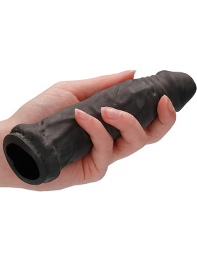 RealRock Skin: Penis Extender, 17 cm, black