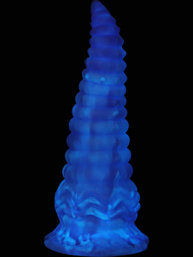 Wildolo: Spiral Fantasy Suction Cup Dildo, 24 cm, blue