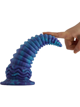 Wildolo: Spiral Fantasy Suction Cup Dildo, 24 cm, blue