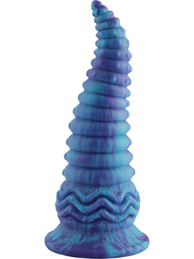 Wildolo: Spiral Fantasy Suction Cup Dildo, 24 cm, blue