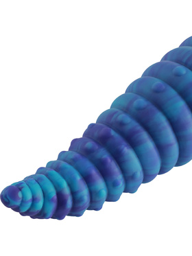 Wildolo: Spiral Fantasy Suction Cup Dildo, 24 cm, blue