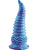 Wildolo: Spiral Fantasy Suction Cup Dildo, 24 cm, blue