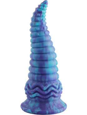 Wildolo: Spiral Fantasy Suction Cup Dildo, 24 cm, blue