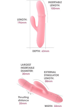 Svakom: Mora Neo, Interactive Rabbit Vibrator with Thrusting Beads