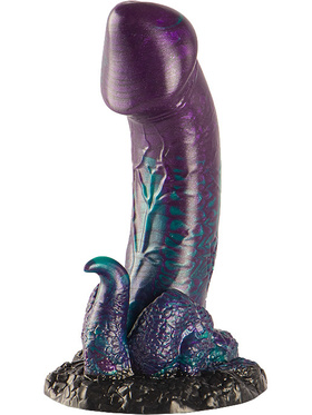 Epic Cybersilicock: Basilisk Double Scaly Dildo, small