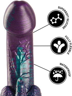 Epic Cybersilicock: Basilisk Double Scaly Dildo, small