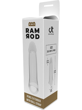 Dream Toys: Ramrod Extender with Ball Strap, + 4 cm