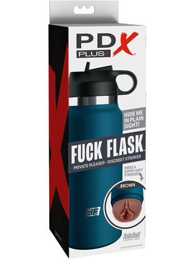 Pipedream PDX Plus: Fuck Flask Private Pleaser, dark 