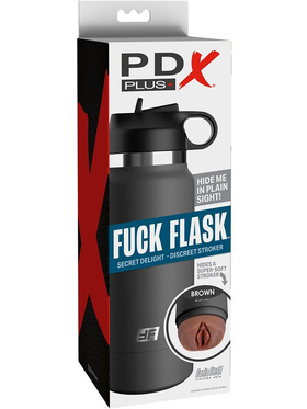 Pipedream PDX Plus: Fuck Flask Secret Delight, dark