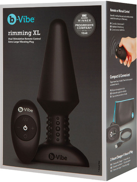 B-Vibe: Rimming XL, Remote Control Vibrating Plug