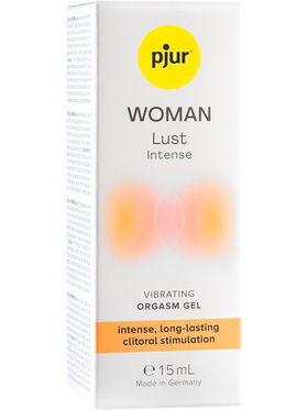 Pjur Woman: Lust Intense, Vibrating Orgasm Gel, 15 ml