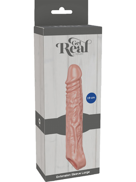 Toy Joy: Get Real Extension Sleeve, large, light