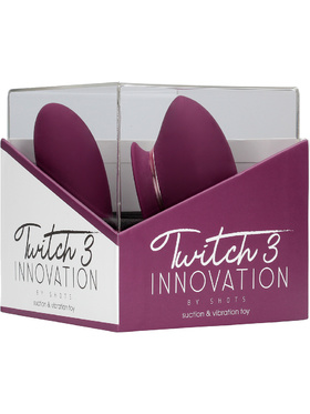 Innovation: Twitch 3, Suction & Vibration Toy, purple