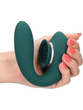 Innovation: Twitch 3, Suction & Vibration Toy, green