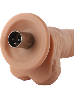 Auxfun: Realistic Dildo 3XLR Attachment, 19 cm