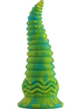 Wildolo: Spiral Fantasy Suction Cup Dildo, 24 cm, green