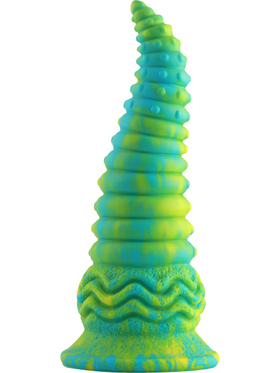 Wildolo: Spiral Fantasy Suction Cup Dildo, 24 cm, green