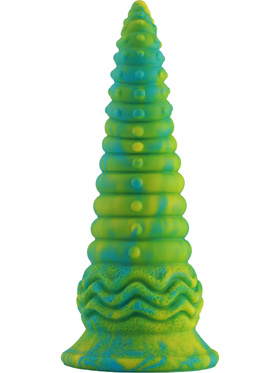 Wildolo: Spiral Fantasy Suction Cup Dildo, 24 cm, green