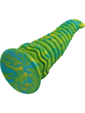 Wildolo: Spiral Fantasy Suction Cup Dildo, 24 cm, green