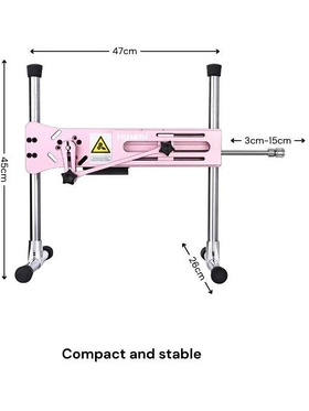 Hismith: Premium 1 Fuck Machine 2.0, pink