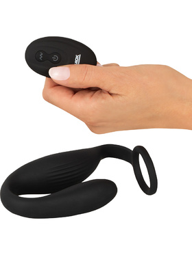 Black Velvet: C-Ring with RC Butt Plug