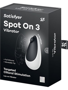 Satisfyer: Spot On 3, Lay-On Vibrator, black