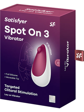 Satisfyer: Spot On 3, Lay-On Vibrator, red