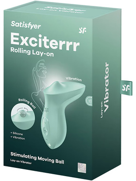 Satisfyer: Exciterrr, Rolling Lay-On Vibrator, green