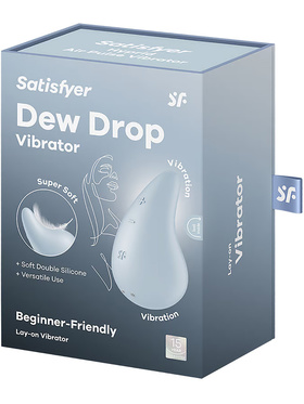 Satisfyer: Dew Drop, Lay-On Vibrator, blue