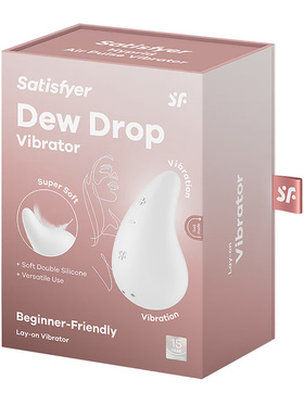 Satisfyer: Dew Drop, Lay-On Vibrator, white