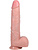 RealRock: Extra Long Realistic Dildo, 33 cm, light