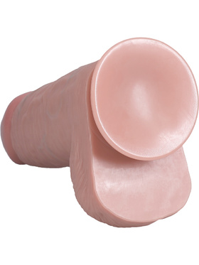 RealRock: Extra Thick Realistic Dildo, 25 cm, light