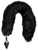 Ouch!: Fox Tail with Metal Butt Plug, black